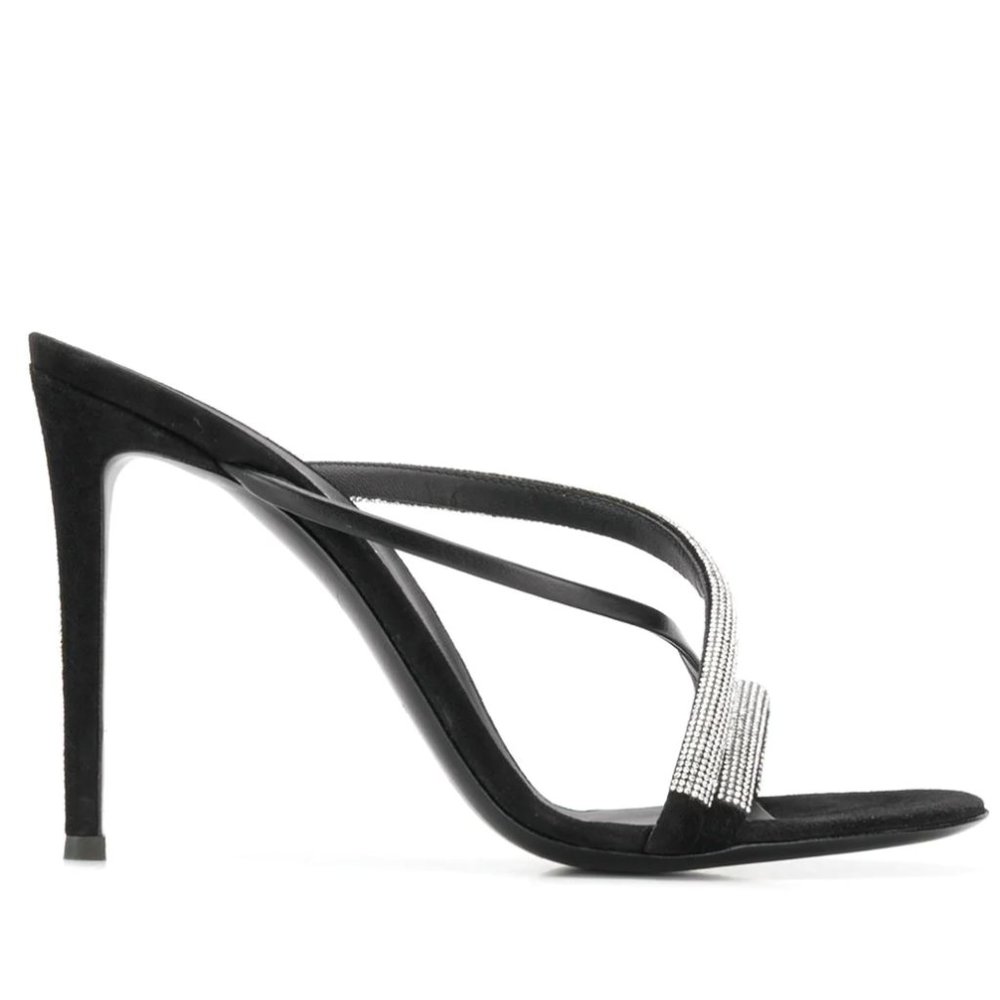 Giuseppe Zanotti Crystal-Embellished Stappy Mules - Picture 4 of 11